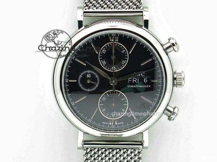 MIROTIME 1221 Neat Da Vinci IW356601 RG MKF 1:1 Best Edition White Dial On Brown Leather Strap A 7230